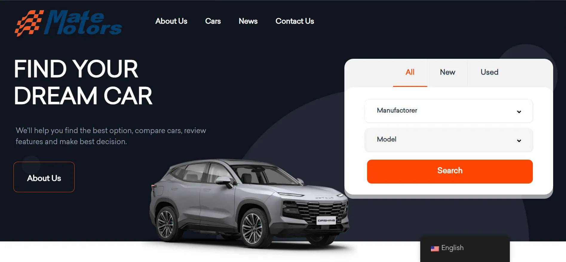 MateMotors catalog preview